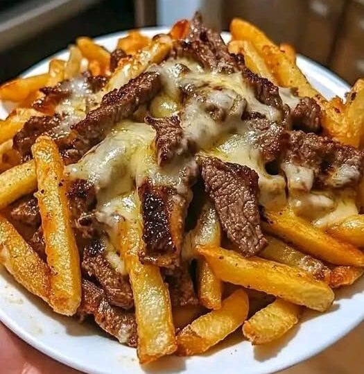 Philly Steak Cheese Fries with a Twist