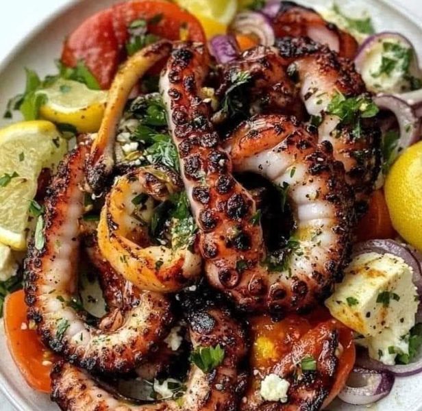 GREEK GRILLED OCTOPUS