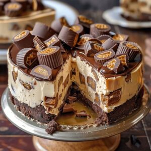 Giant Reese's Peanut Butter Cup Pie