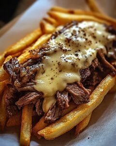 Philly Steak Cheese Fries with a Twist