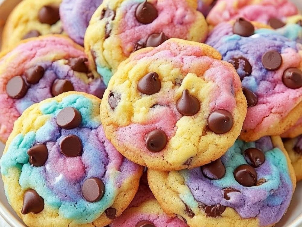 Easter Chocolate Chip Cookies