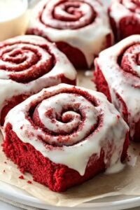 Red Velvet Cinnamon Rolls