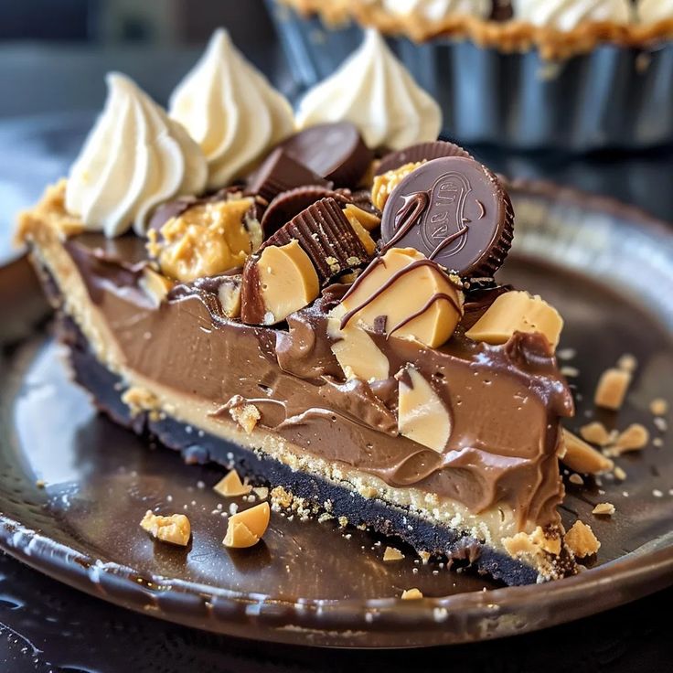 Giant Reese's Peanut Butter Cup Pie