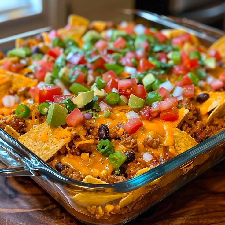 Walking Taco Casserole