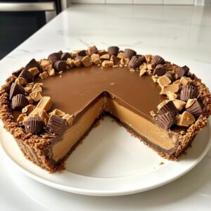 Giant Reese's Peanut Butter Cup Pie