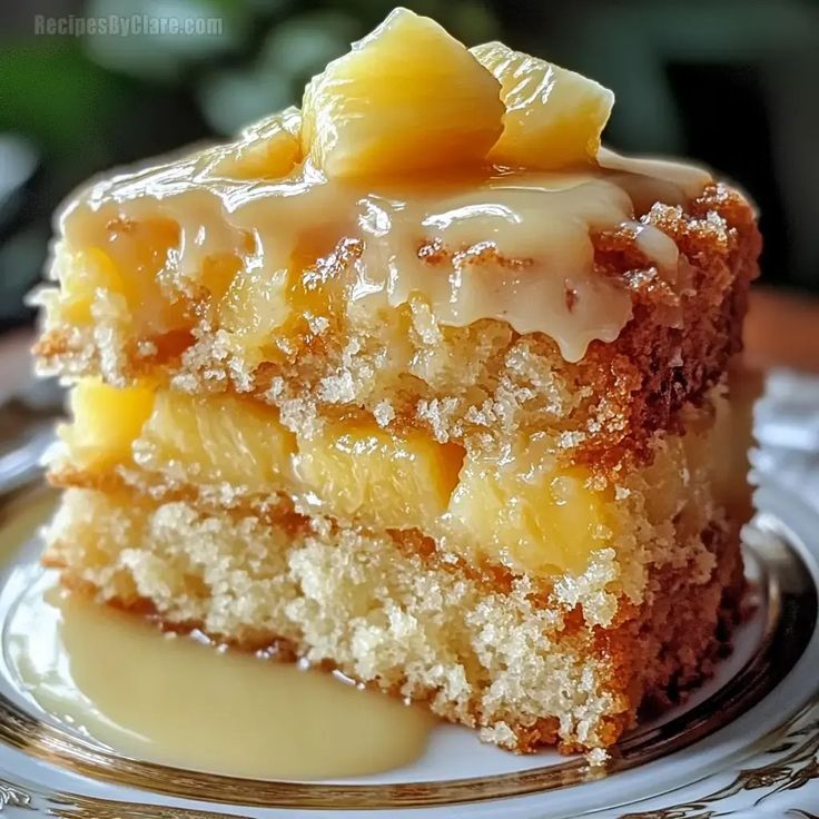 Pineapple Juice Cake