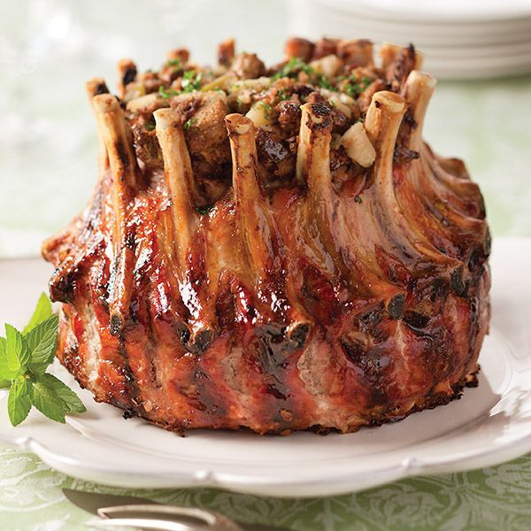 Stuffed Pork Crown Roast