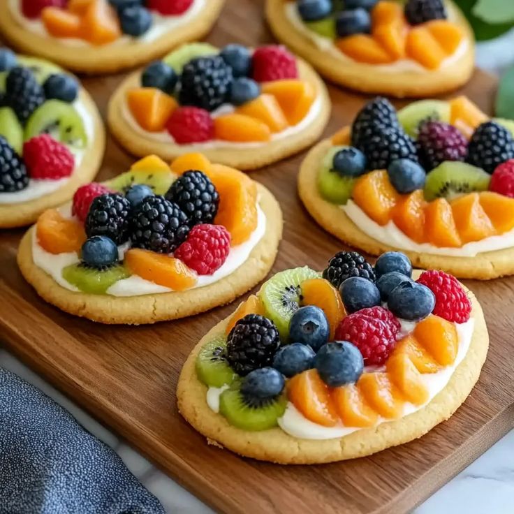 Easter Egg Fruit Pizzas