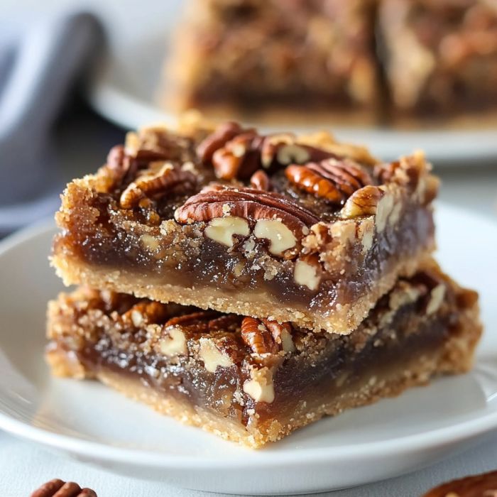 Lazy Girl Pecan Pie Bars