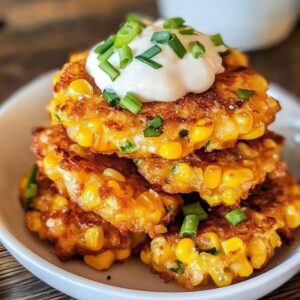 CHEESY VEGETABLE FRITTERS